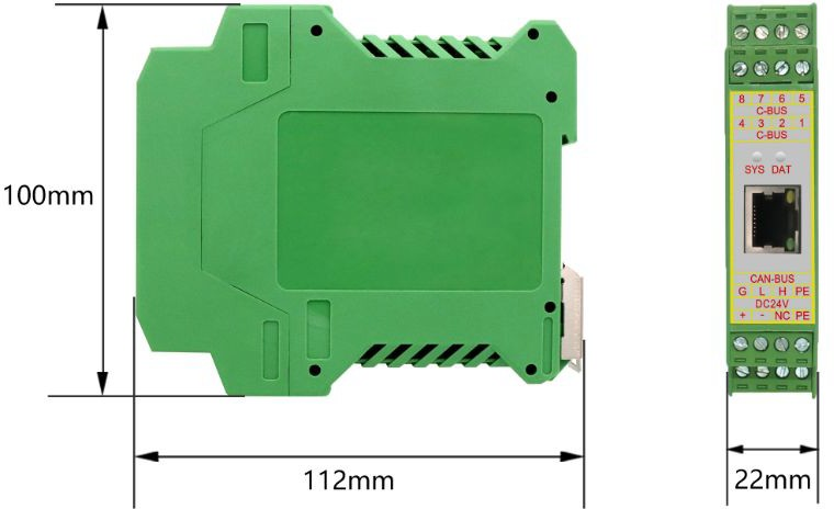 GCAN-205 MODBUS TCP转CAN网关